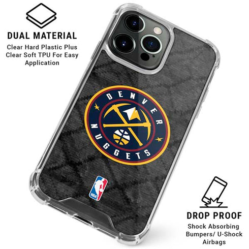NBA Denver Nuggets Dark Rust iPhone 16 Pro Clear Case