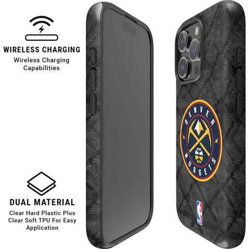 NBA Denver Nuggets Dark Rust iPhone 16 Pro Max Magsafe Impact Case