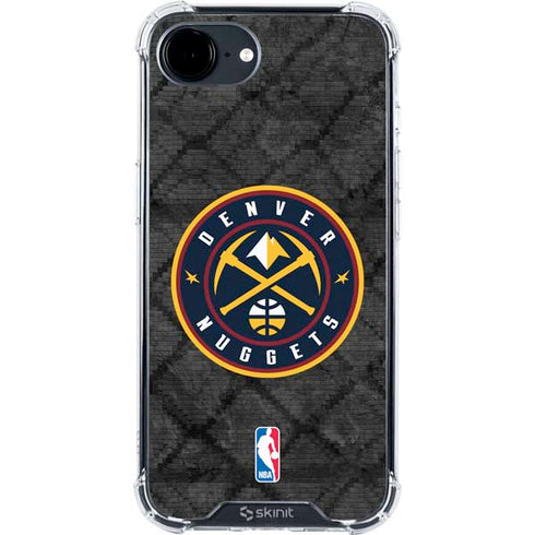NBA Denver Nuggets Dark Rust iPhone 16e Clear Case
