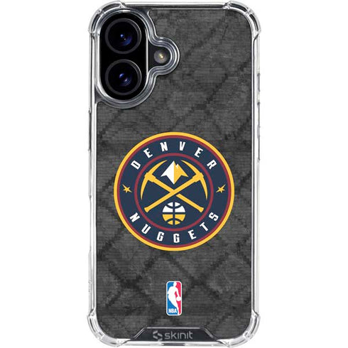 NBA Denver Nuggets Dark Rust iPhone 17 Clear Case