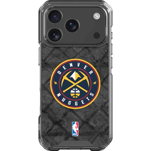 NBA Denver Nuggets Dark Rust iPhone 18 Pro Clear Case