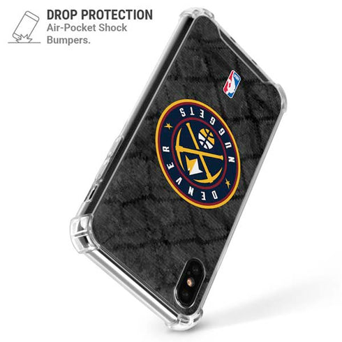NBA Denver Nuggets Dark Rust iPhone X/XS Clear Case