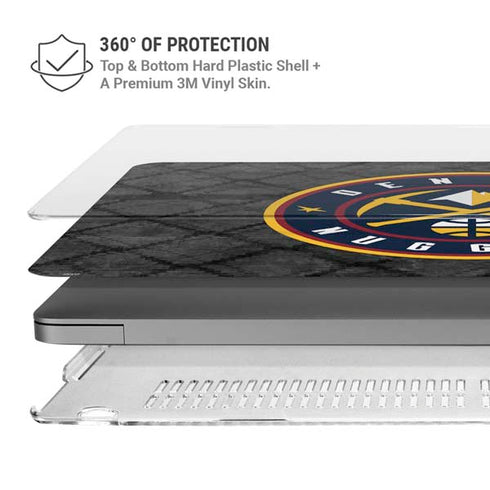 NBA Denver Nuggets Dark Rust MacBook Cases