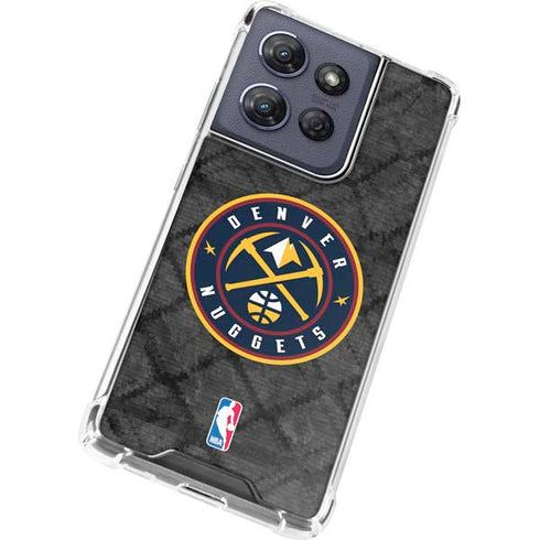 NBA Denver Nuggets Dark Rust Moto G Play 5G (2025) Clear Case