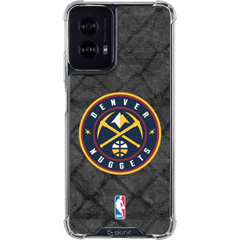NBA Denver Nuggets Dark Rust Moto G Power 5G (2024) Clear Case