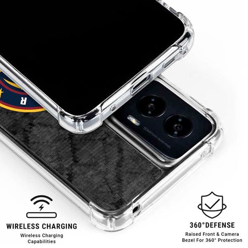 NBA Denver Nuggets Dark Rust Moto G Power 5G (2024) Clear Case