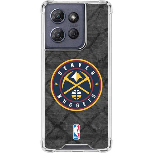 NBA Denver Nuggets Dark Rust Moto G Power 5G (2025) Clear Case