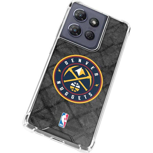 NBA Denver Nuggets Dark Rust Moto G Stylus 5G (2025) Clear Case