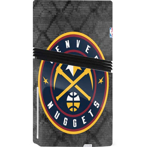 NBA Denver Nuggets Dark Rust PS5 Pro Disk Console Skin