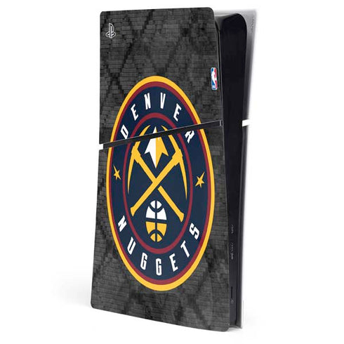 NBA Denver Nuggets Dark Rust PS5 Slim Digital Edition Console Skin