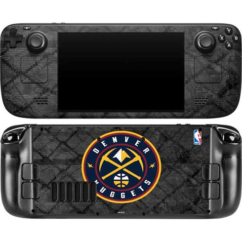NBA Denver Nuggets Dark Rust Steam Deck Handheld Gaming Computer OLED Skin