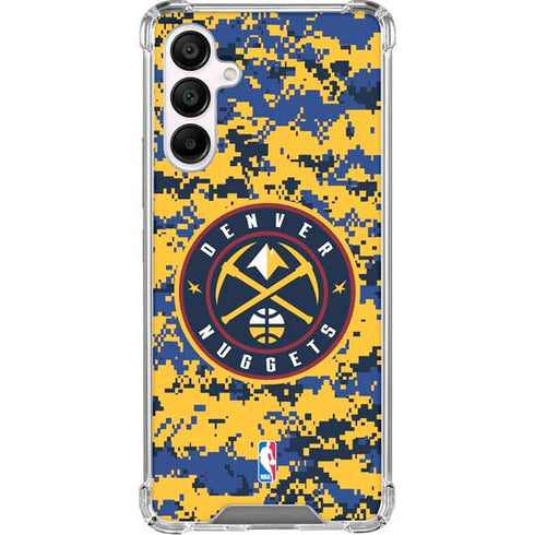 NBA Denver Nuggets Digi Camo Galaxy A16 5G Clear Case
