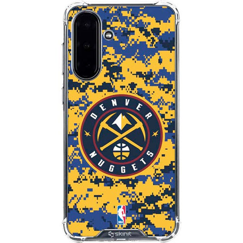 NBA Denver Nuggets Digi Camo Galaxy A36 5G Clear Case