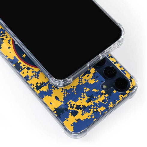 NBA Denver Nuggets Digi Camo Galaxy A55 5G Clear Case