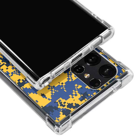 NBA Denver Nuggets Digi Camo Galaxy S23 Ultra Clear Case