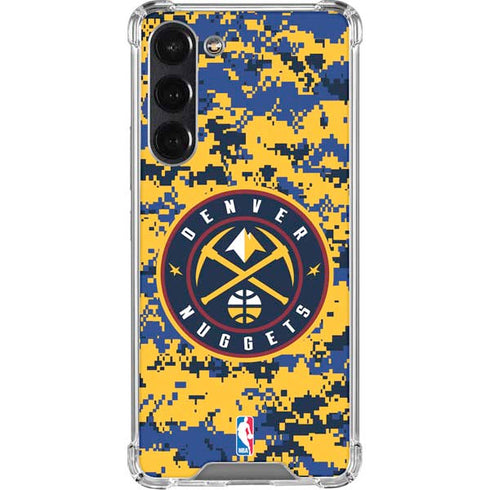 NBA Denver Nuggets Digi Camo Galaxy S24 FE Clear Case