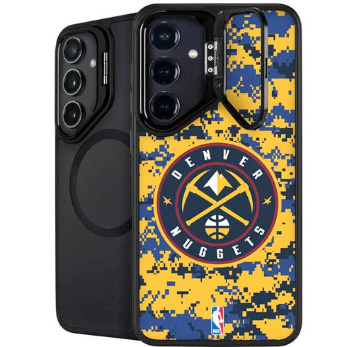 NBA Denver Nuggets Digi Camo Galaxy S24 FE Kickstand Case