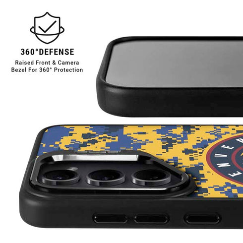 NBA Denver Nuggets Digi Camo Galaxy S24 FE Kickstand Case