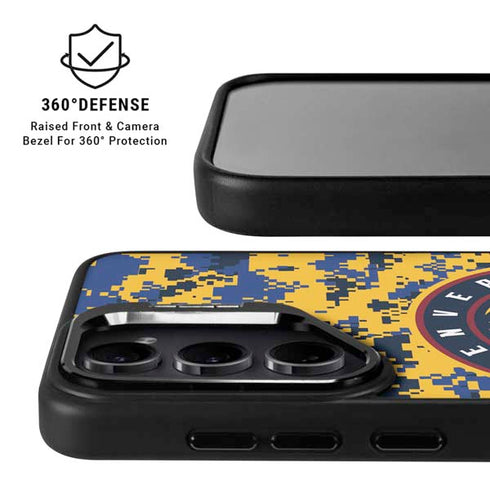 NBA Denver Nuggets Digi Camo Galaxy S25 Kickstand Case