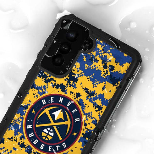 NBA Denver Nuggets Digi Camo Galaxy S24 Plus Waterproof Case