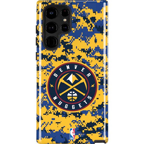 NBA Denver Nuggets Digi Camo Galaxy Cases