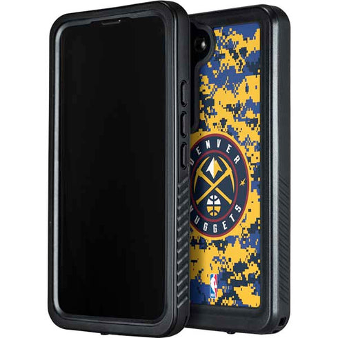 NBA Denver Nuggets Digi Camo Galaxy S24 Waterproof Case