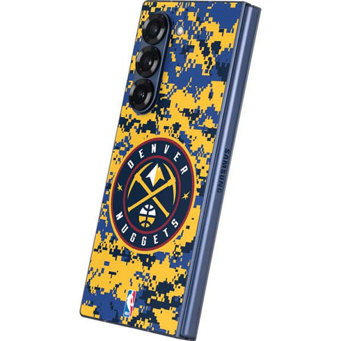NBA Denver Nuggets Digi Camo Galaxy Z Fold6 Skin