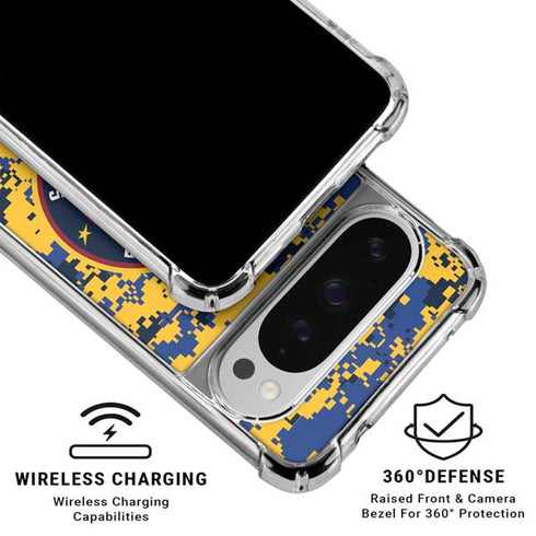 NBA Denver Nuggets Digi Camo Google Pixel 10 Pro XL Clear Case