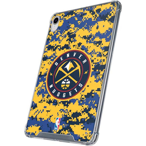 NBA Denver Nuggets Digi Camo iPad 11th Gen (2025) Clear Case