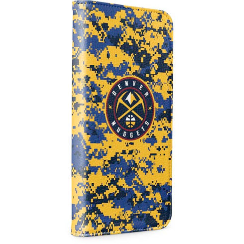 NBA Denver Nuggets Digi Camo iPhone 15 Folio Case