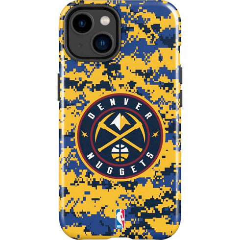 NBA Denver Nuggets Digi Camo iPhone 15 Impact Case