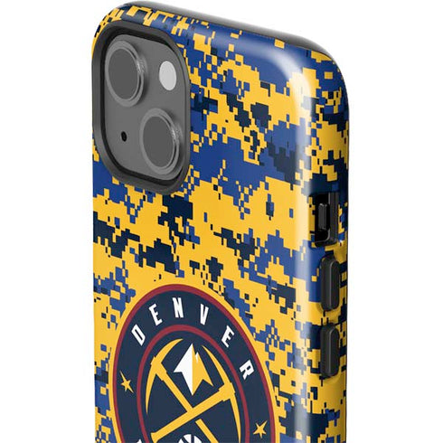 NBA Denver Nuggets Digi Camo iPhone 15 Impact Case