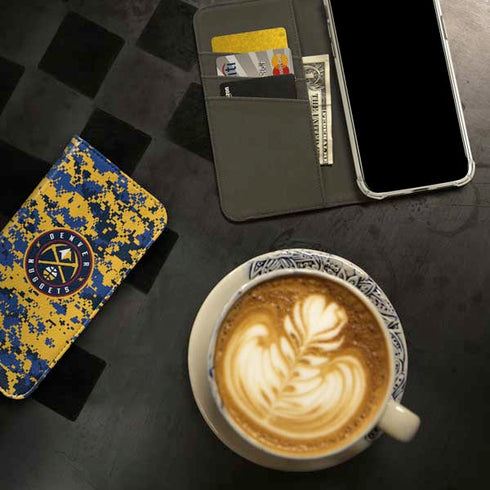 NBA Denver Nuggets Digi Camo iPhone 15 Plus Folio Case