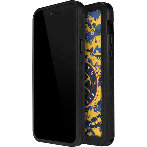 NBA Denver Nuggets Digi Camo iPhone 15 Plus Waterproof Case