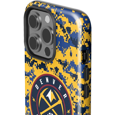 NBA Denver Nuggets Digi Camo iPhone 15 Pro Impact Case