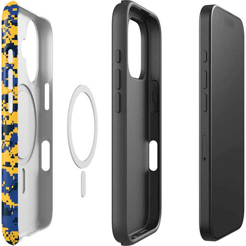 NBA Denver Nuggets Digi Camo iPhone 16 Magsafe Impact Case