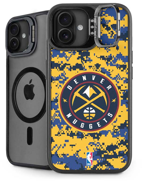 NBA Denver Nuggets Digi Camo iPhone 16 Plus Kickstand Case