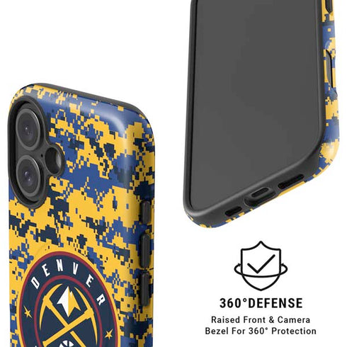 NBA Denver Nuggets Digi Camo iPhone 16 Plus Magsafe Impact Case