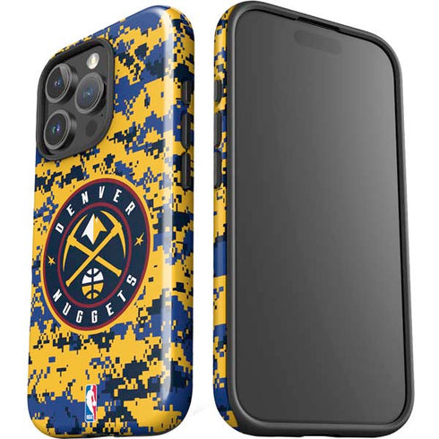 NBA Denver Nuggets Digi Camo iPhone 16 Pro Impact Case