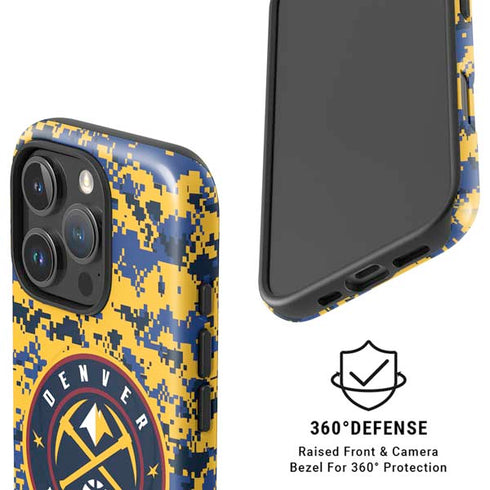 NBA Denver Nuggets Digi Camo iPhone 16 Pro Magsafe Impact Case