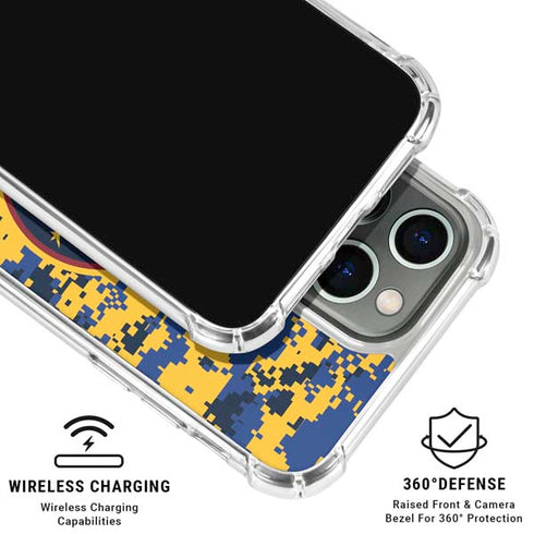 NBA Denver Nuggets Digi Camo iPhone 16 Pro Max Clear Case
