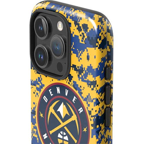 NBA Denver Nuggets Digi Camo iPhone 16 Pro Max Impact Case