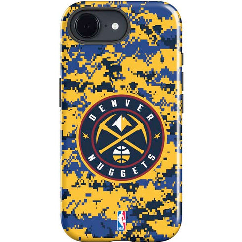 NBA Denver Nuggets Digi Camo iPhone 16e Impact Case