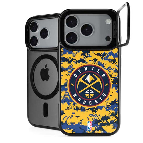 NBA Denver Nuggets Digi Camo iPhone 18 Pro Kickstand Case
