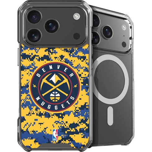 NBA Denver Nuggets Digi Camo iPhone 18 Pro MagSafe Case