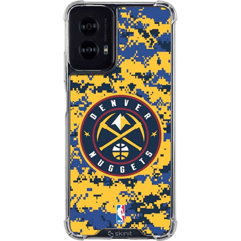 NBA Denver Nuggets Digi Camo Moto G Power 5G (2024) Clear Case
