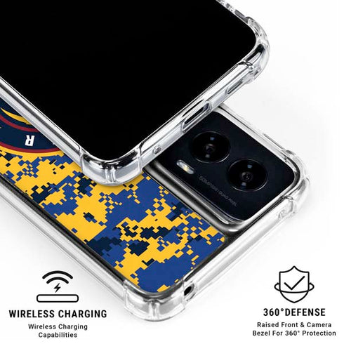 NBA Denver Nuggets Digi Camo Moto G Power 5G (2024) Clear Case