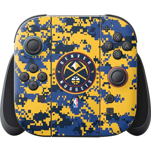 NBA Denver Nuggets Digi Camo Nintendo Skins