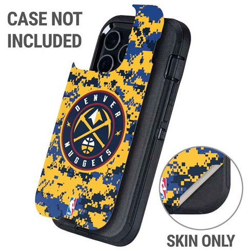 NBA Denver Nuggets Digi Camo Otterbox Defender iPhone Skin