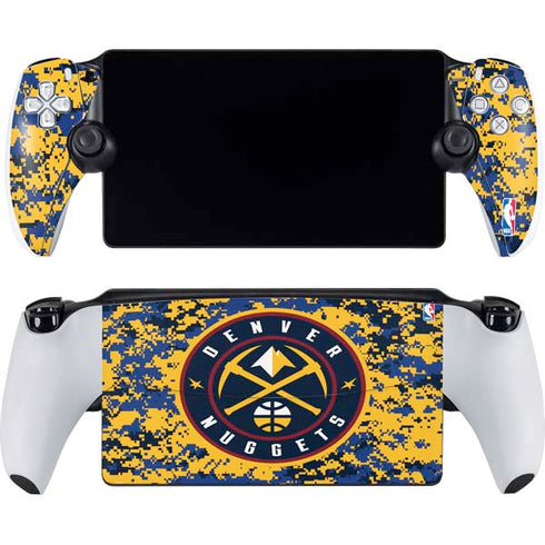NBA Denver Nuggets Digi Camo PlayStation Portal Remote Player Skin